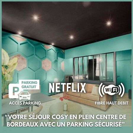 Free Parking - Self Checkin - Wifi - Netflix - City Center - Le Coste By Superبوردو المظهر الخارجي الصورة