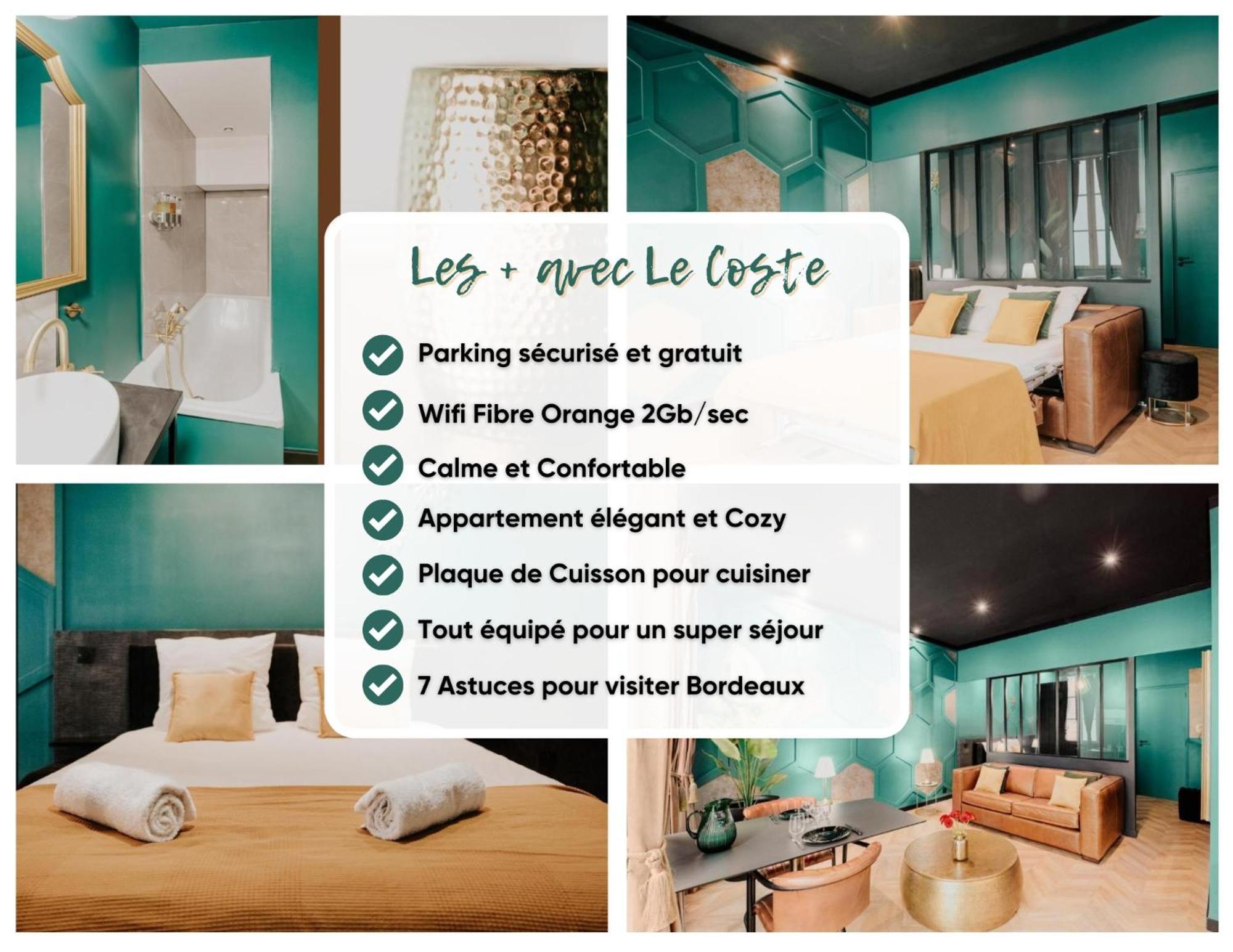 Free Parking - Self Checkin - Wifi - Netflix - City Center - Le Coste By Superبوردو المظهر الخارجي الصورة